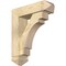Ekena Millwork Merced Arts and Crafts Rough Sawn Bracket w/ Offset Brace, Douglas Fir, 6"W x 20"D x 24"H BKT0604X20X24MRC03RDF - alternate 1